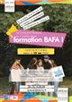 Affiche de promotion du stage BAFA financé pour 2025 par la Communauté de communes du Minervois au Caroux
