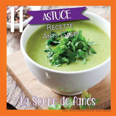 Vignette 2, jour 11 : soupe de fanes